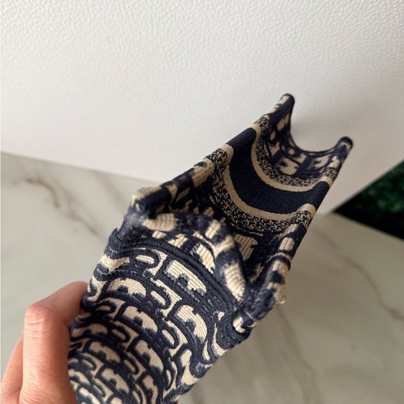 Dior Navy Blue Mini Book Tote Bag - Picture 7 of 12